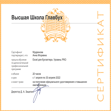 Excel для бухгалтера. Уровень PRO